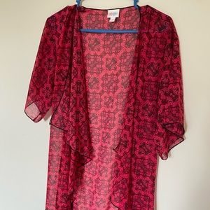 lularoe pink kimono